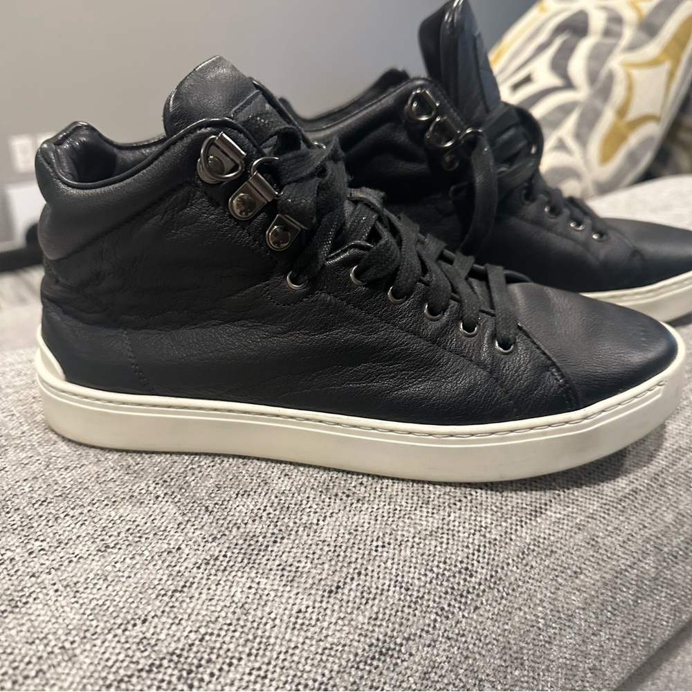 Rag & Bone Shoes | 37.5 (7.5 women’s) Black Leather High Top RUNS SMALL (size 7)